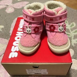 Mikihouse winter boots girls size 9